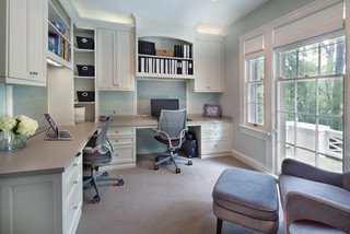 5 Tips for Designing the Perfect Home Office - transitional home office