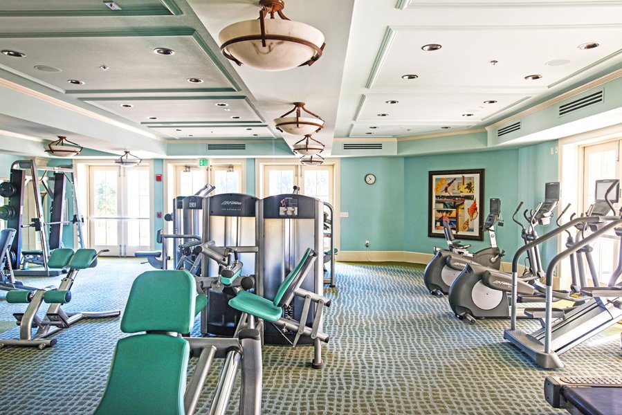 Create a Gym in Your New Home - clubhouse gym huge 2