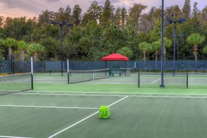 Dave's Tennis Tip -- "Bring Positive Energy to Play Your Best Tennis" - tennis courts grand hampton