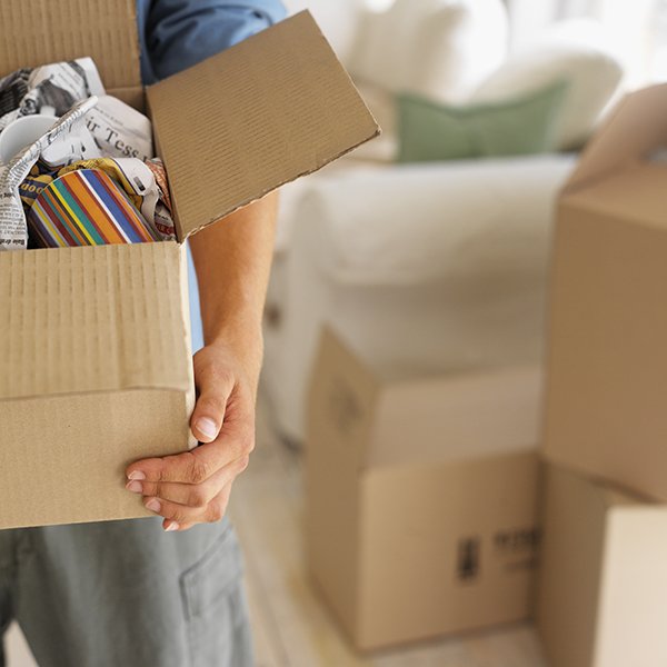 Easy, Inexpensive Ways to Tame Chaos After You Move - moving box