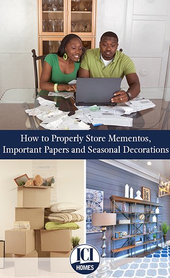 How to Properly Store Mementos, Important Papers and Seasonal Decorations