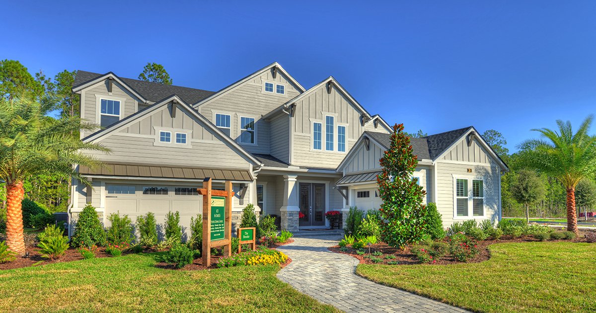 Why There’s Landscaping in Front of Model Home Garages - garage landscaping