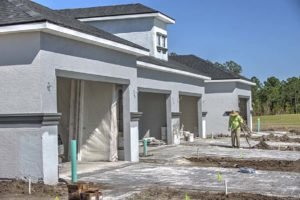 Construction in Woodhaven at Port Orange, one of ICI Homes' Volusia County communities