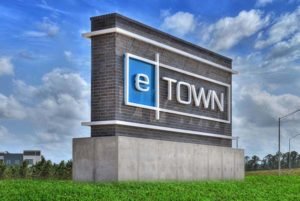 eTown Monument Sign