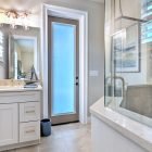 Pump Up the Design Volume in Powder Rooms and Cabana Bathrooms